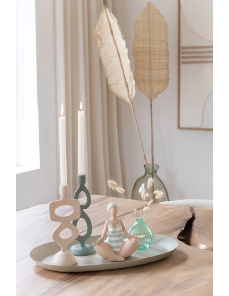 J-Line - Candeliere Anelli  - Verde