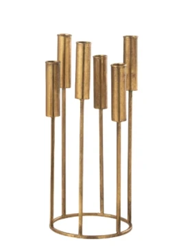 J-Line - Pierre Candlestick - Gold