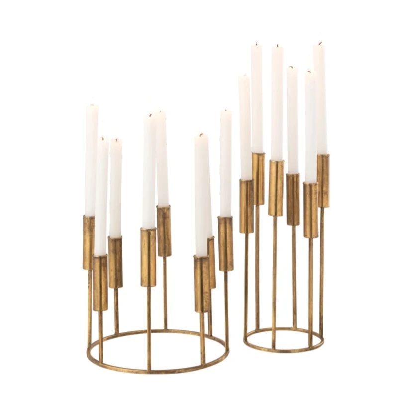J-Line - Pierre Candlestick - Gold
