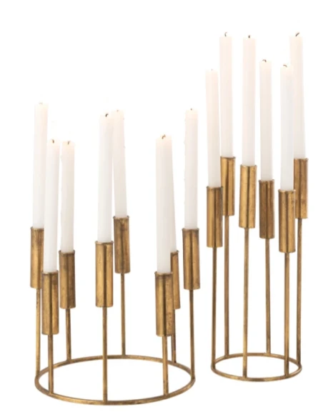 J-Line - Pierre Candlestick - Gold