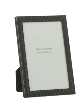 J-Line - Hammered Edge Photo Frame - Black