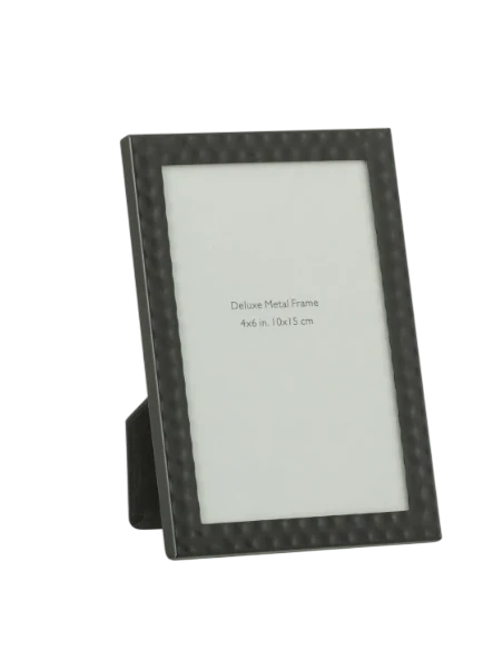 J-Line - Hammered Edge Photo Frame - Black