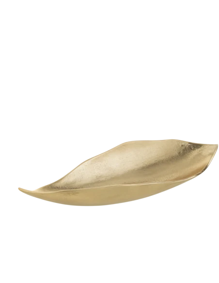 J-Line - Centrotavola  Plateau Blad - Oro