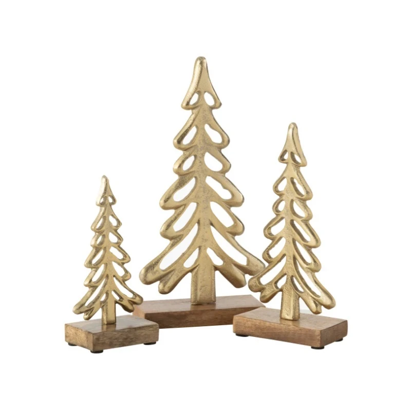 J-Line - Tree Decoration + Foot - Gold