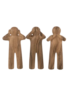 J-Line - P'tit Maurice Decoration - Set of 3 Camel Pieces