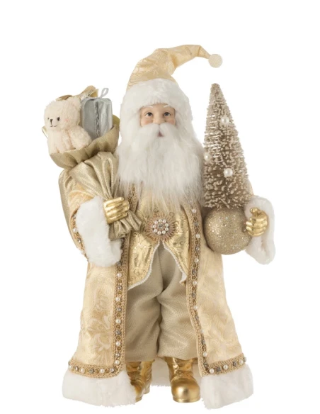 J-Line - Santa Claus Decoration - Gold H 50 cm