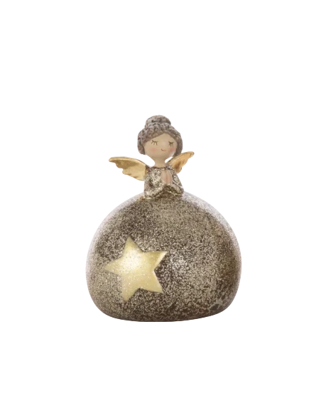 J-Line - Angel Star + Ball Decoration - Multicolor