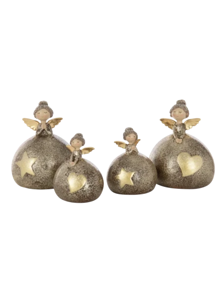 J-Line - Angel Heart Decoration + Ball - Multicolor