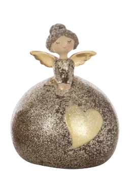 J-Line - Angel Heart Decoration + Ball - Multicolor