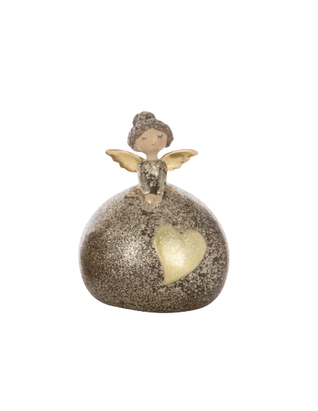 J-Line - Angel Heart Decoration + Ball - Multicolor