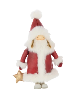 J-Line - Star in Hand Girl Decoration - Multicolor