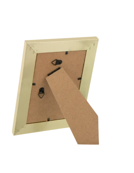 J-Line - Mirror Photo Frame - Gold Glass