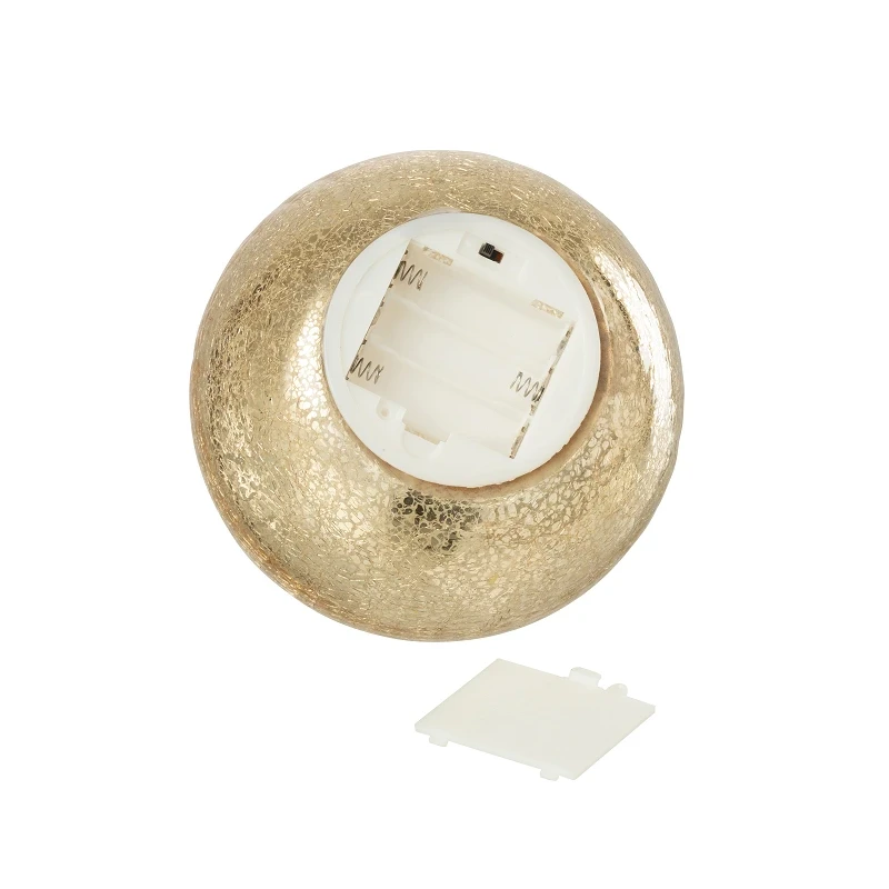 J-Line - LED Christmas Ball - Gold Glass