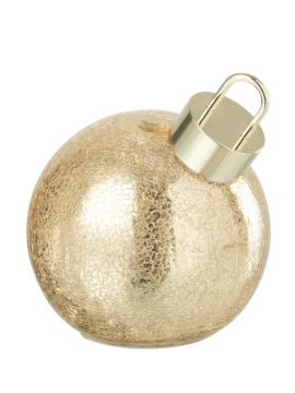 J-Line - LED Christmas Ball - Gold Glass