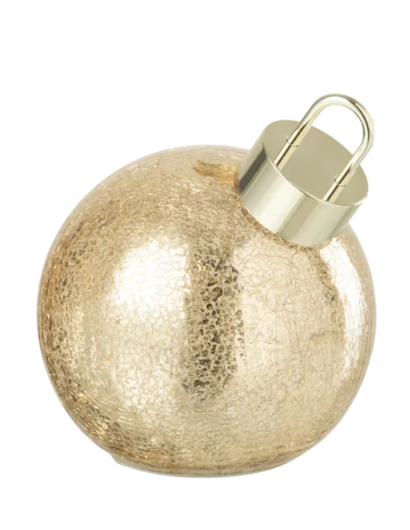 J-Line - LED Christmas Ball - Gold Glass