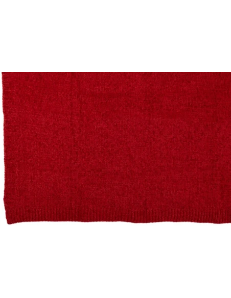J-Line - Coperta Ciniglia - Rosso
