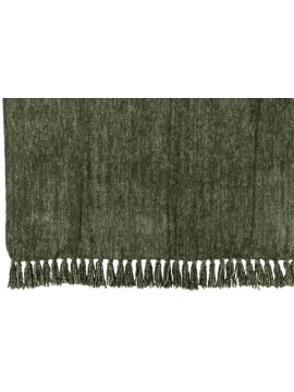 J-Line - Coperta Ciniglia - Verde