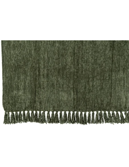 J-Line - Chenille Blanket - Green