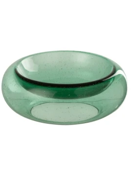 J-Line - Decorative Bowl - Emerald Green