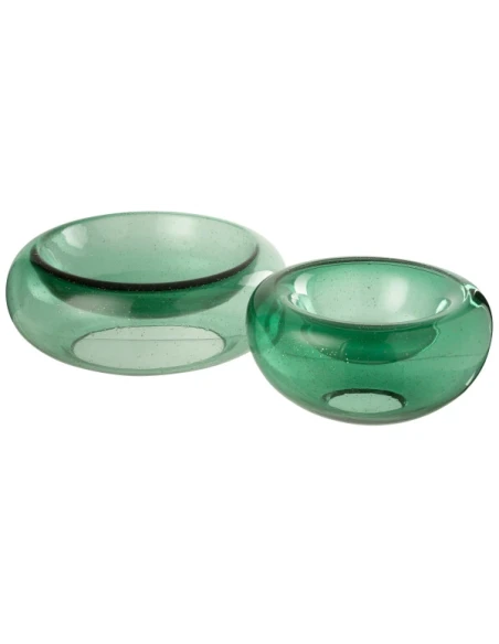 J-Line - Decorative Bowl - Emerald Green