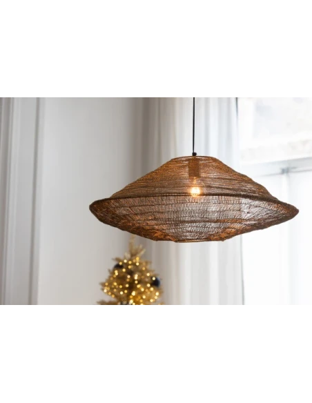 J-Line - Metal Mesh Pendant Lamp - Gold