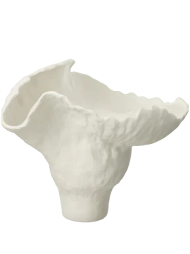 J-Line - Vaso Corolla Largo - Bianco