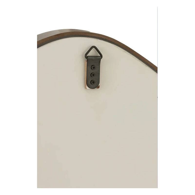 J-Line - Specchio Da Parete Astratto - Marrone Scuro