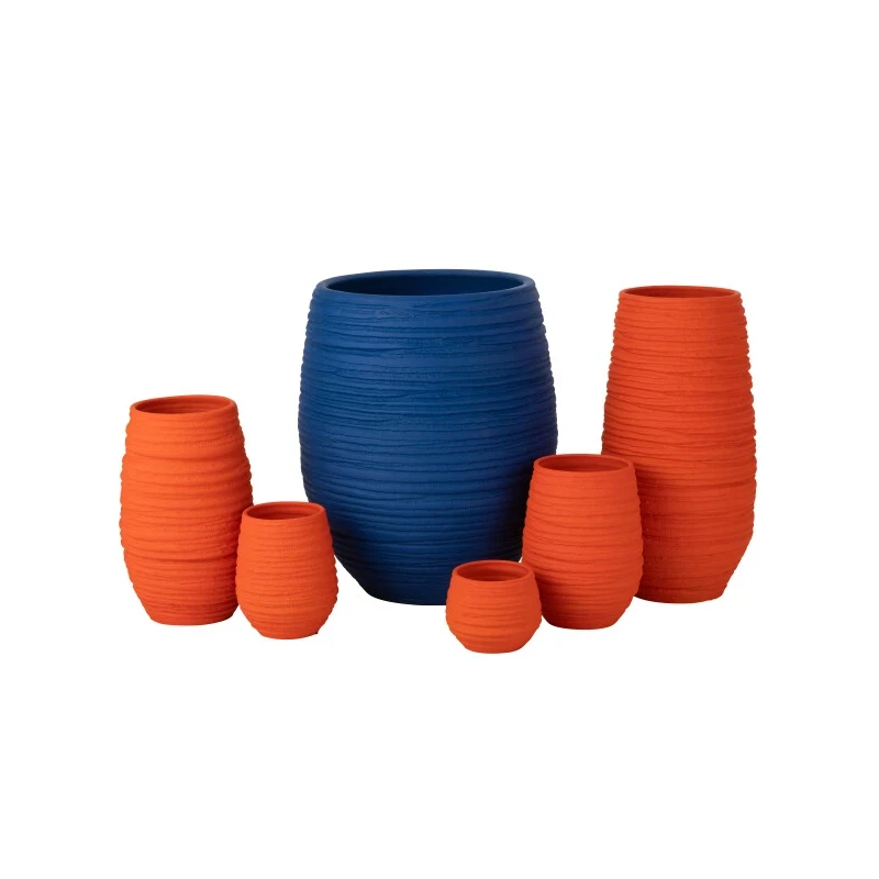 J-Line - Fiesta Planter - Orange
