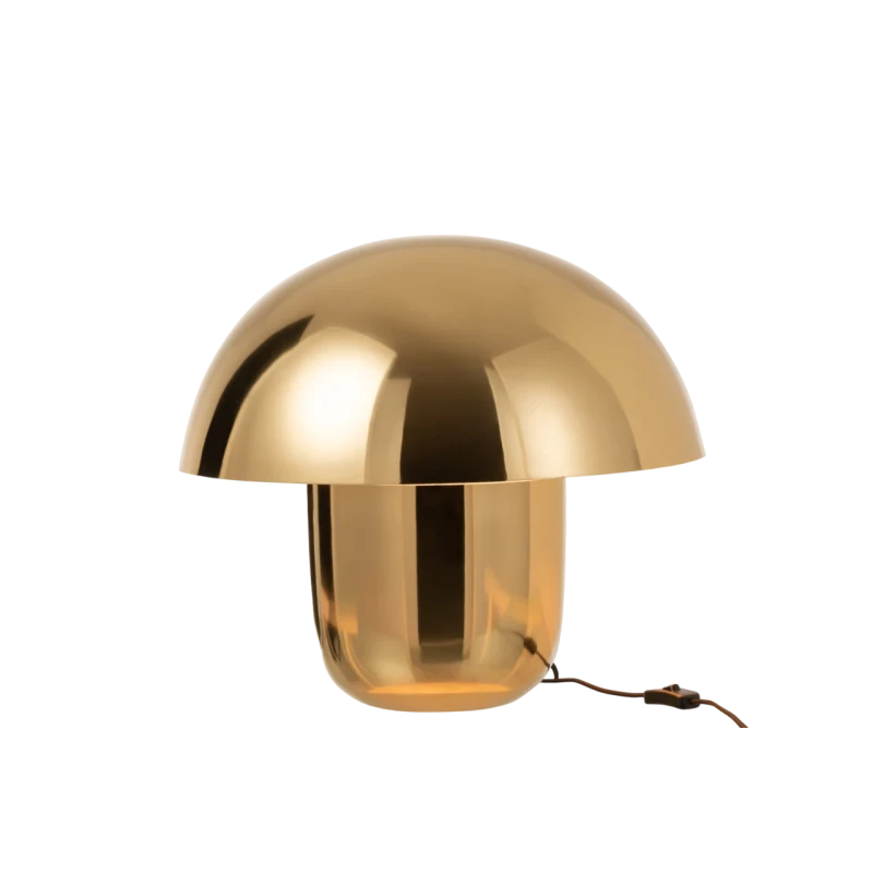 J-Line - Lampada da Tavolo Fungo - Oro