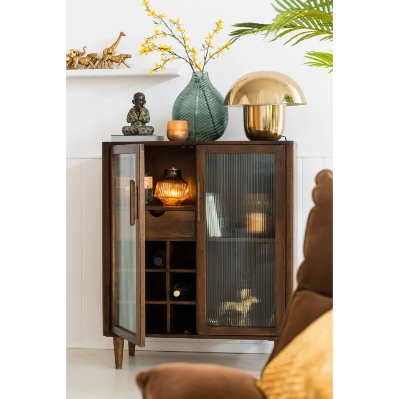 J-Line - Lampada da Tavolo Fungo - Oro