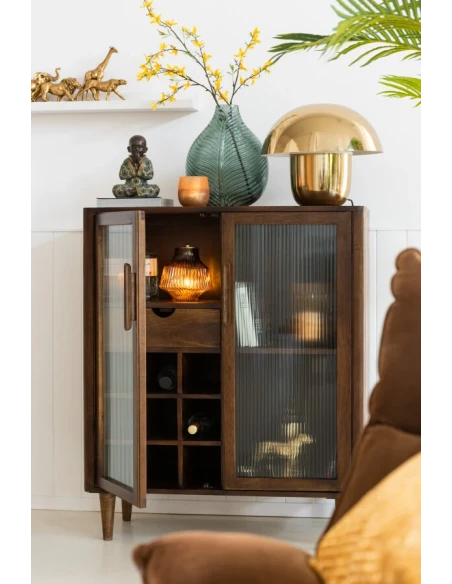 J-Line - Lampada da Tavolo Fungo - Oro