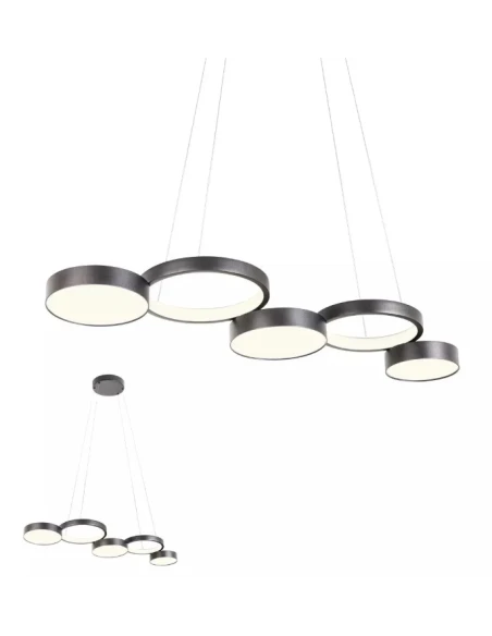 Redo Group - Cronos Lampada a Sospensione - Nero Opaco