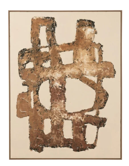 J-Line - Painting Vot Canvas / Fir Wood