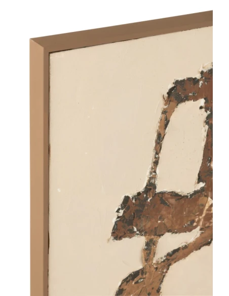 J-Line - Painting Vot Canvas / Fir Wood