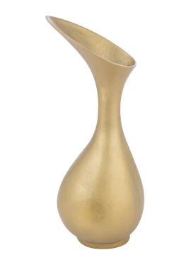 J-Line - Aluminum Vase - Gold