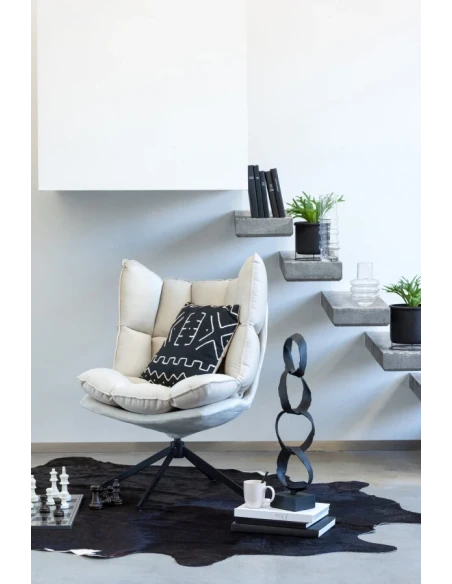 J-Line - Rings + Foot Sculpture - Black