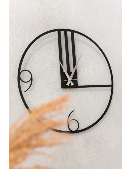 J-Line - Orologio Righe - Nero