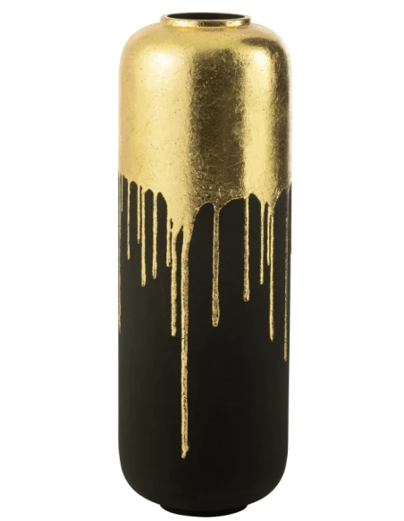 J-Line - Vaso Duo - Nero / Oro