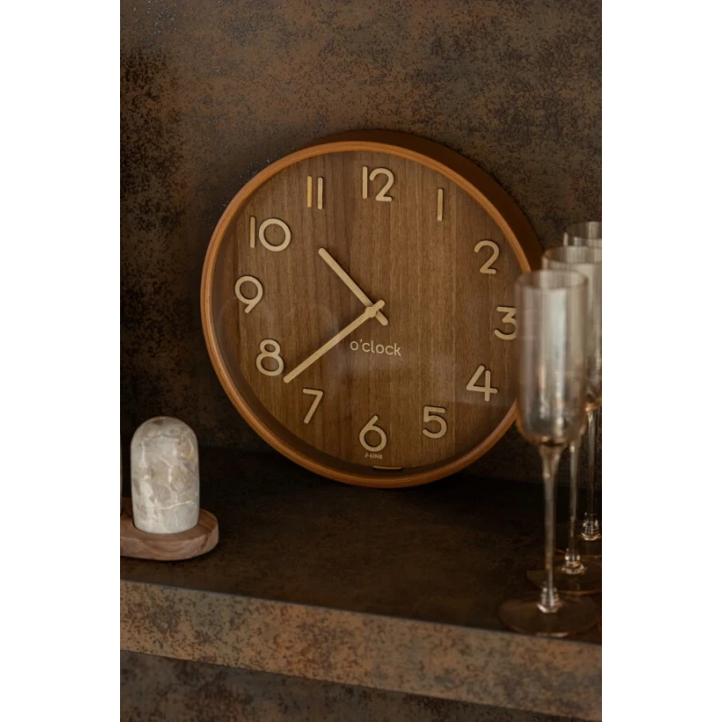 J-Line - Orologio da Parete - Legno