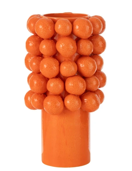 J-Line - Vaso Arance -  Ceramica Arancione