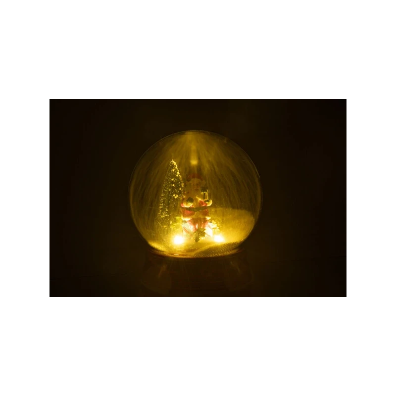 J-Line - LED Snow Globe - Santa Claus and Tree
