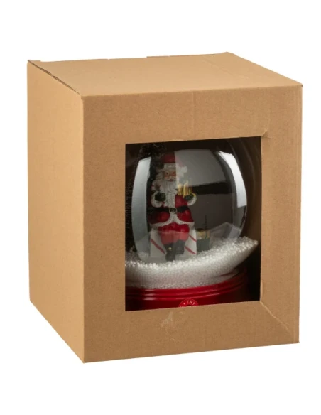 J-Line - LED Snow Globe - Santa Claus and Tree