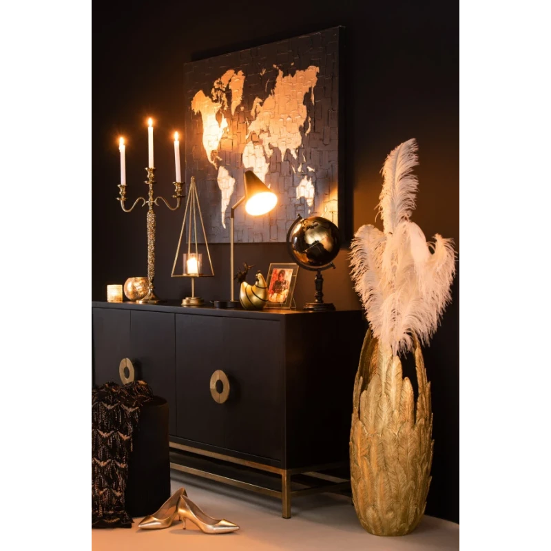 J-Line - Transparent Metal Photo Frame - Gold