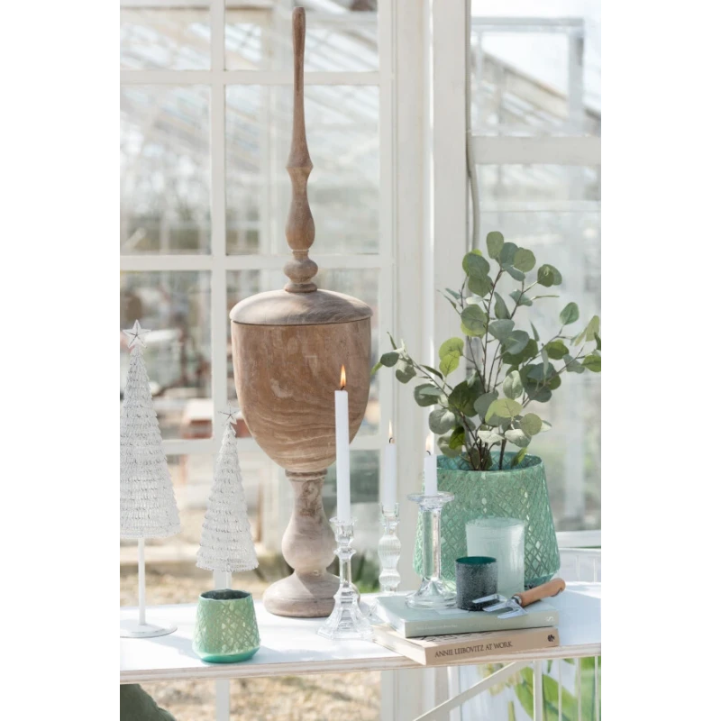 J-Line - Classic Candlestick - Clear Glass