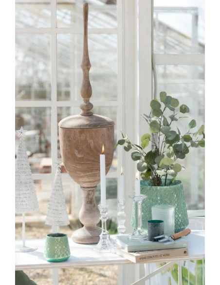 J-Line - Classic Candlestick - Clear Glass