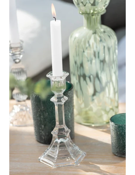 J-Line - Classic Candlestick - Clear Glass