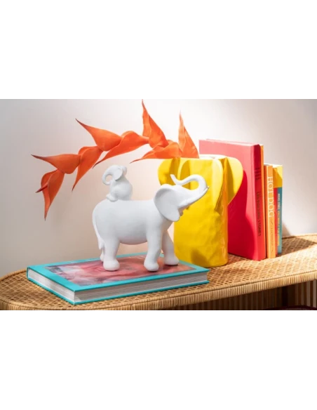 J-Line - Elephant Baby Carrier Decoration - White