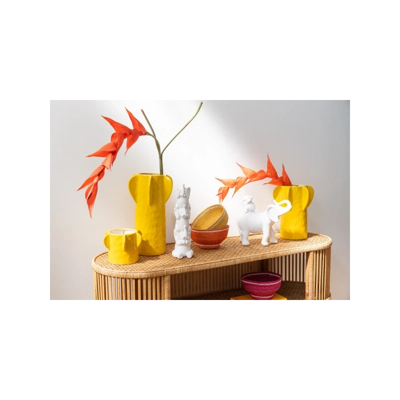 J-Line - Elephant Baby Carrier Decoration - White