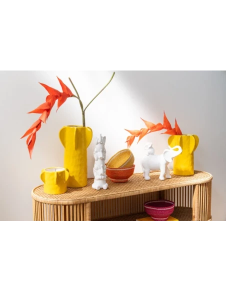 J-Line - Elephant Baby Carrier Decoration - White