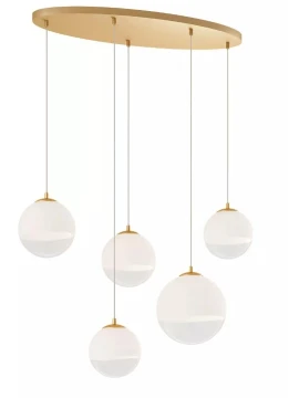 Redo Group - Berry Suspension Lamp - Matt Gold/Shaded White